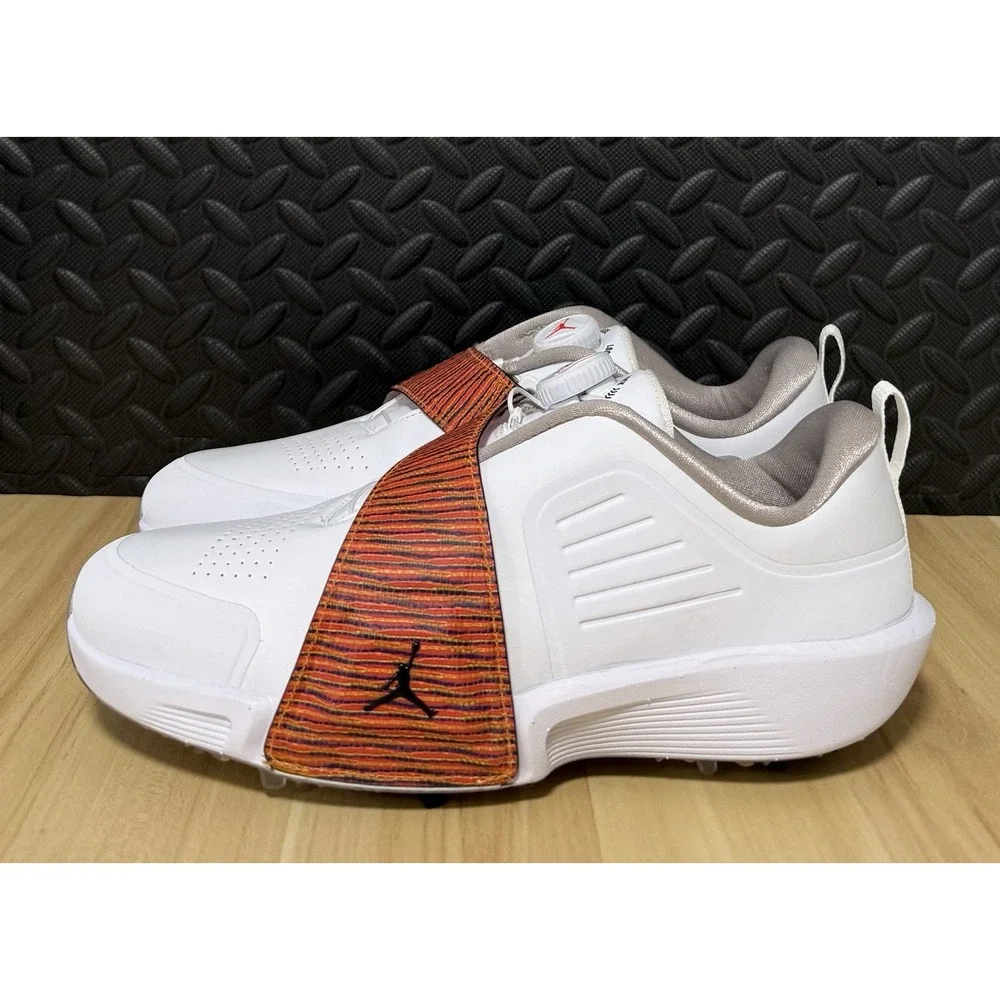 Air Jordan Air Rev Golf Shoes White Black Infrared 23 FV6338-102 Mens Sz 8.5 NEW